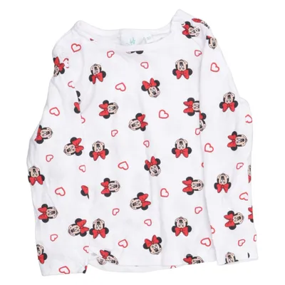 Long sleeve T-shirt (White, Red, Black) from Disney Baby Cotton