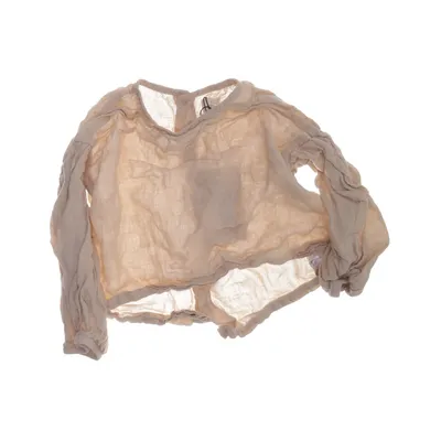 Blouse (Beige) van The Simple Folk Organisch katoen, Linnen