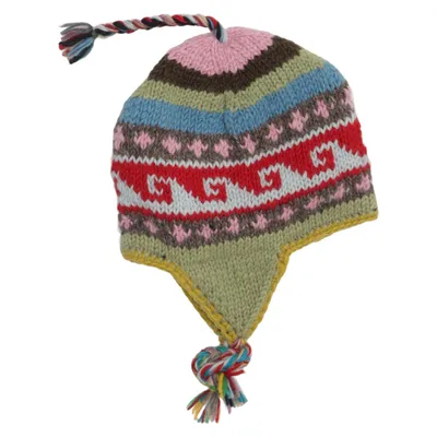 Trapper hat (Multicolored) Wool