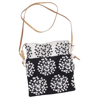 Axelremsväska (Svart, Vit) från Aarikka Bomull, Polyester