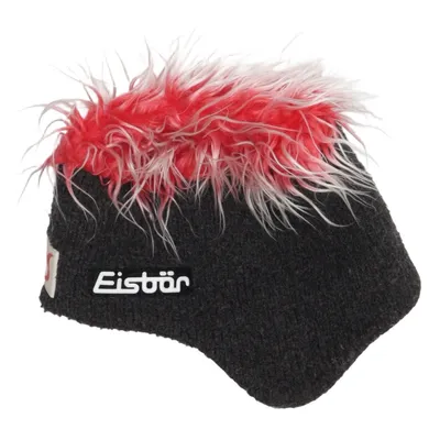Bobble hat (Gray, Red, White) from Eisbär Acrylic, Cotton, Modal, Polyester