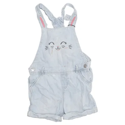 Salopette (Bleu) de H&M Coton, Polyester