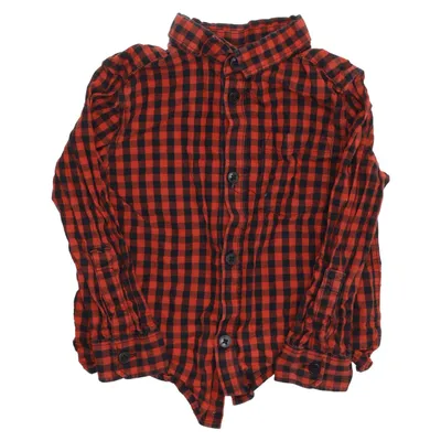 Chemise en flanelle (Rouge, Noir) de H&M Coton, Élasthane, Polyester, Viscose