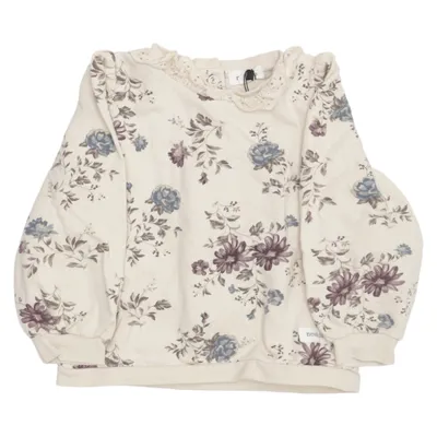 Collegetröja (Beige, Flerfärgad) från Newbie by KappAhl Bomull, Elastan