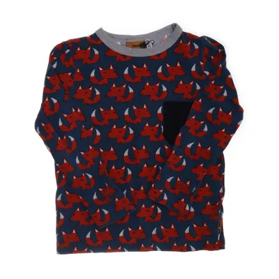 Lange mouwen shirt (Blauw, Meerkleurig) van Me&i Organisch katoen, Elastaan