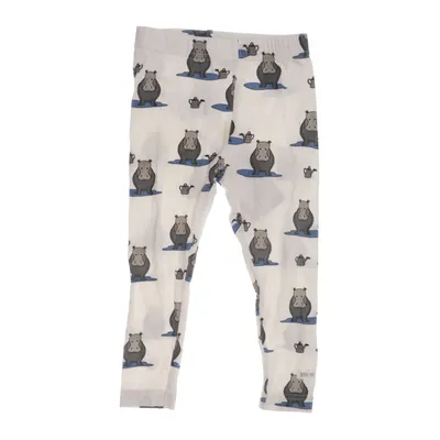 Leggings (Vit, Flerfärgad) från Little Me Bomull, Elastan