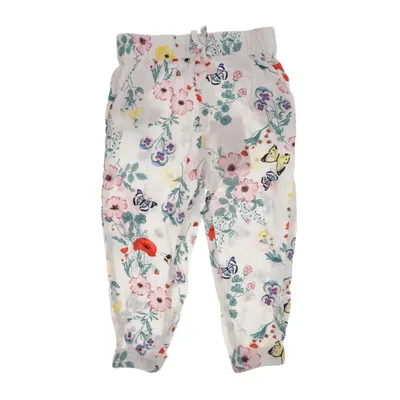 Pants (White, Multicolored) from H&M Kids Viscose
