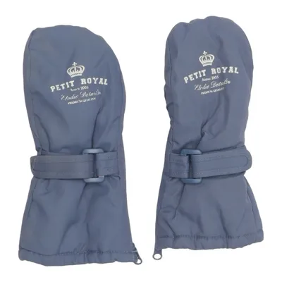 Mittens (Blue) from Petit Royal Polyamide, Polyester