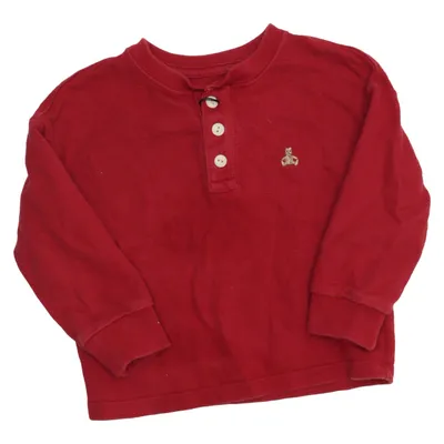 Henley shirt (Rood) van BabyGap Katoen