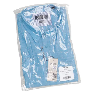 Chemise (Bleu, Turquoise) de Franco Bettoni Coton