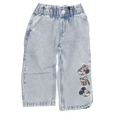 Jeans (Wide Leg) fra H&M Bomuld, Lyocell, Polyester
