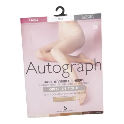 Collants en nylon (Bare Invisible Sheers) de Marks & Spencer Autograph Coton, Élasthane, Polyamide, Polyuréthane