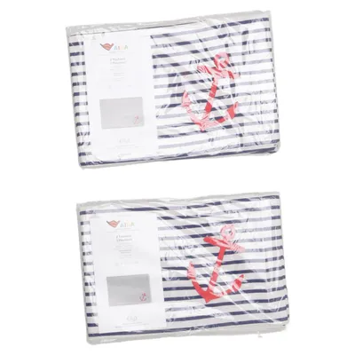 Placemat (Blue, White, Red) from Aida Cotton