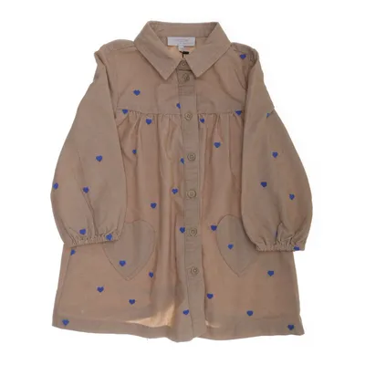 Robe chemise (Beige) de Frizzle by Bel&Bo Coton, Polyester
