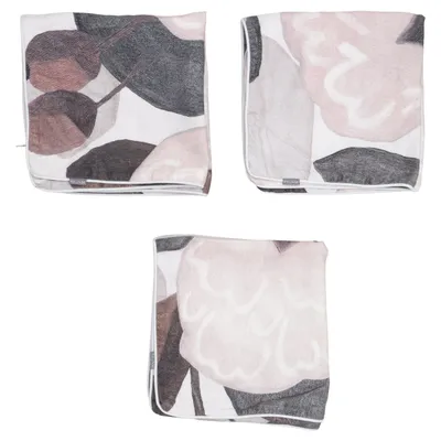 Cushion cover (Pink, Gray, White) from Pentik Cotton