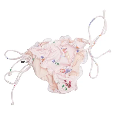 Bikiniunderdel (Rosa, Flerfärgad) från H&M Elastan, Polyester