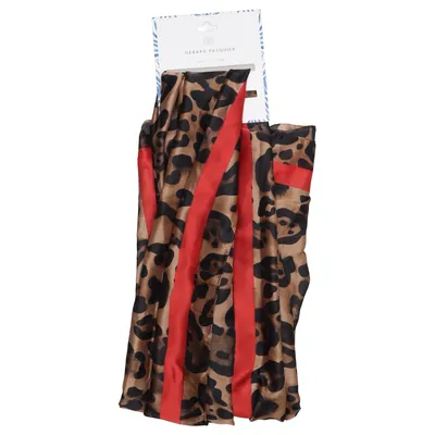 Shawl (Brown, Black, Red) from Gerard Pasquier Silk, Viscose