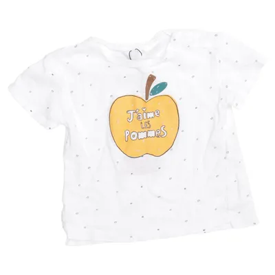 T-shirt (Vit, Flerfärgad) från Zara Baby Bomull