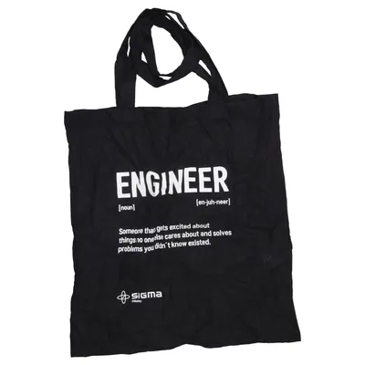 Sac en toile (Noir) de Sigma Coton