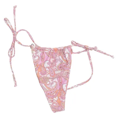 Bikiniunderdel (Rosa, Orange, Vit, Flerfärgad) från Bik Bok Swimwear Elastan, Polyester