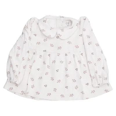 Jurk (Wit, Roze) van Baby C&A Katoen