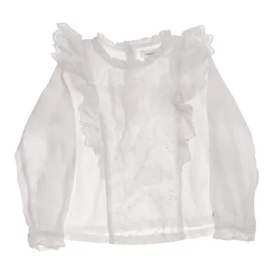 Blouse (White) from Newbie by KappAhl Organic cotton