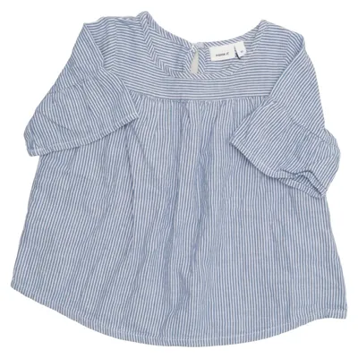 Blouse (Blauw, Wit) van Name It Linnen