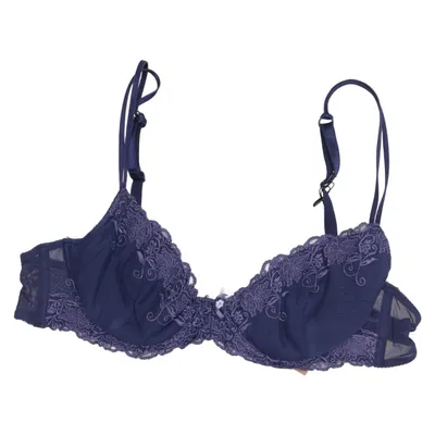 Bra (Blue) from Miriale Cotton, Elastane, Polyamide, Polyester