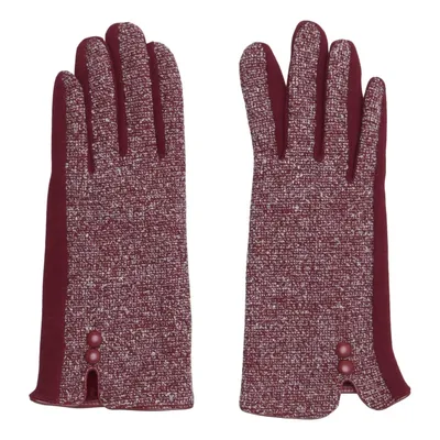 Gants (Rouge) de Adler Coton, Élasthane, Polyester, Viscose