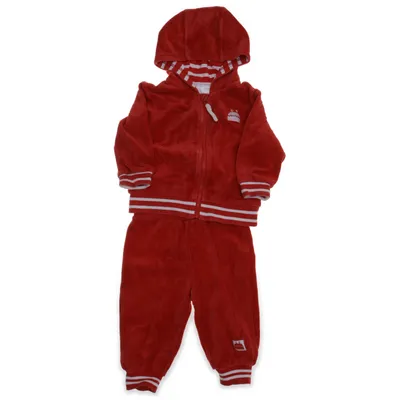 Mjukisset (Röd, Vit) från Kaxs by KappAhl Bomull, Polyester