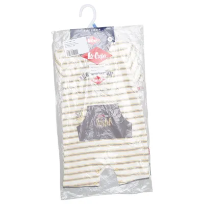 Sparkedragt (Hvid, Brun) fra Lee Cooper Bomuld