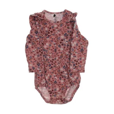 Body (Rosa, Flerfärgad) från Polarn O. Pyret Elastan, Ekologisk bomull