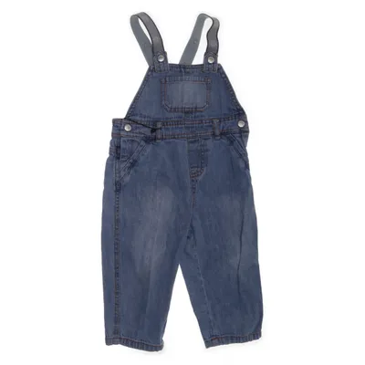 Tuinbroek (Blauw) van Ergee Katoen
