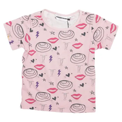 T-shirt (Pink, Multicolored) from Gardner and the Gang Elastane, Organic cotton