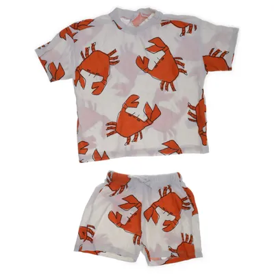 Set (Beige, Orange, Multicolored) from Zara Cotton