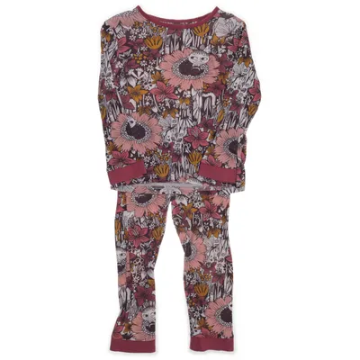 Pyjama (Roze, Meerkleurig) van Moomin by Martinex Katoen