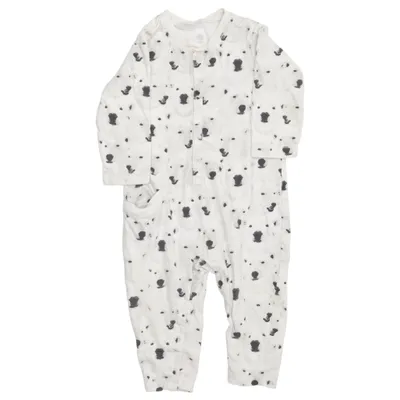 Sparkdräkt (Vit, Svart) från Baby by Lindex Bomull