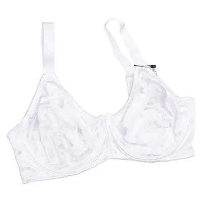 Bra (White) from Trofé Elastane, Polyamide