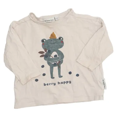 T-shirt à manches longues (Beige, Multicolore) de Minories Coton
