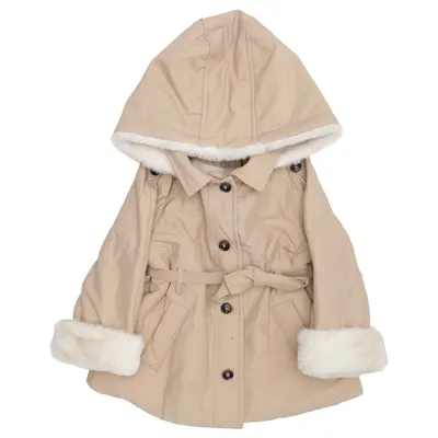 Winterjas (Beige) van Mango Katoen, Polyamide, Gerecycled polyester