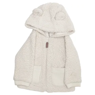 Fleecejacka (Beige) från Newbie by KappAhl Bomull, Polyester