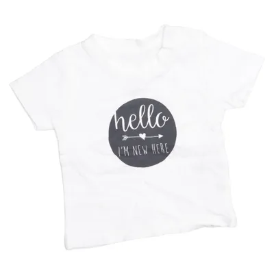 T-shirt (Blanc, Noir) de B&B Coton