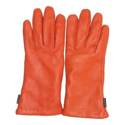 Läderhandskar (Orange) från Gaucho Ull