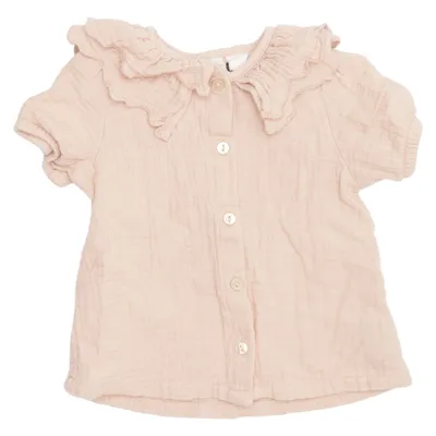 Chemise à manches courtes (Rose) de H&M Adorables Coton