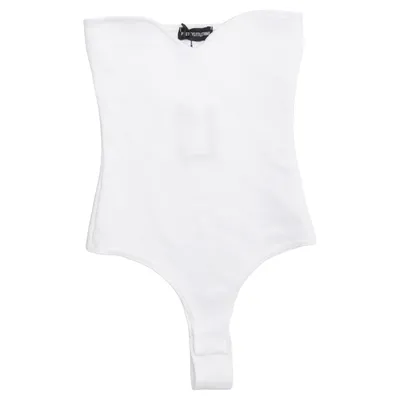 Body (Vit) från PrettyLittleThing Elastan, Polyester