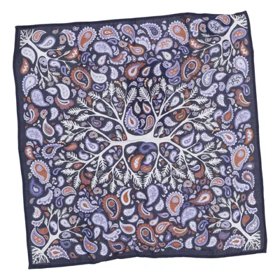 Handkerchief (Blue, Multicolored) from Hampton Cotton