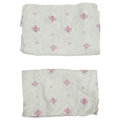 Taie d'oreiller (Rose, Blanc, Vert) de Wildflower Coton
