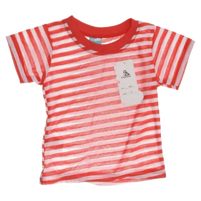 T-shirt (Röd, Vit) från Fashion Polyester