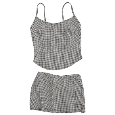 Sæt (Sort, Hvid) fra Boohoo Elastan, Polyamid, Viscose