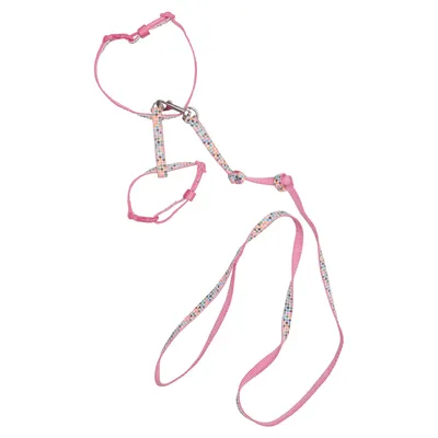 Harnais pour chat (Rose, Multicolore)
